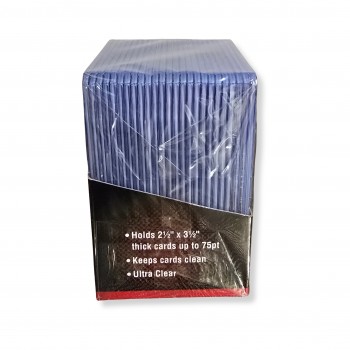 Skaidrūs Super Thick Toploader kortų laikikliai 3" x 4" (75PT) 25 vnt. Ultra PRO